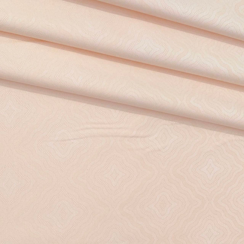 Shirt Fabric Soktas Finest Giza Cotton Jacquard Colour Oat Orange