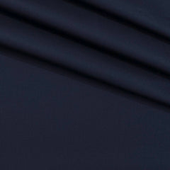 Shirt Fabric Soktas Finest Giza Cotton Plain Colour Dark Blue