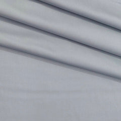 Shirt Fabric Soktas Finest Giza Cotton Plain Colour Pastel Silver