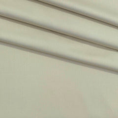 Shirt Fabric Soktas Finest Giza Cotton Plain Colour Ivory Beige