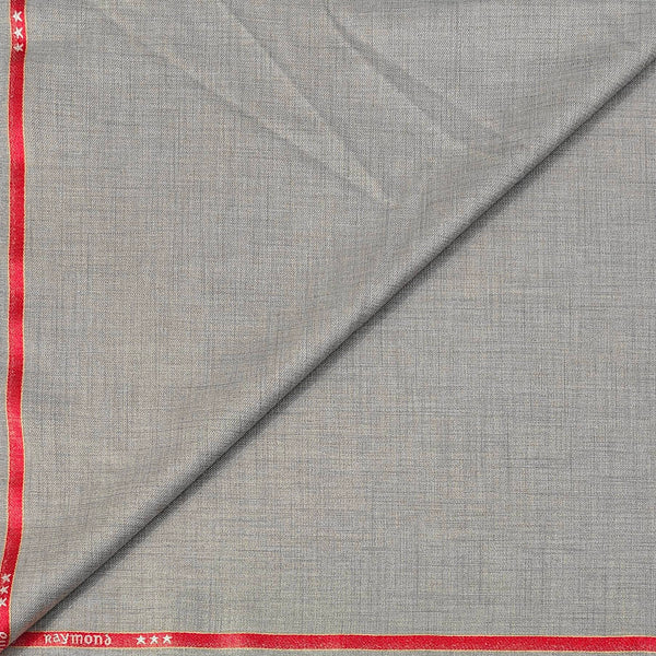 Trouser Fabric Raymond Poly Viscose Slub Colour Natural Brown