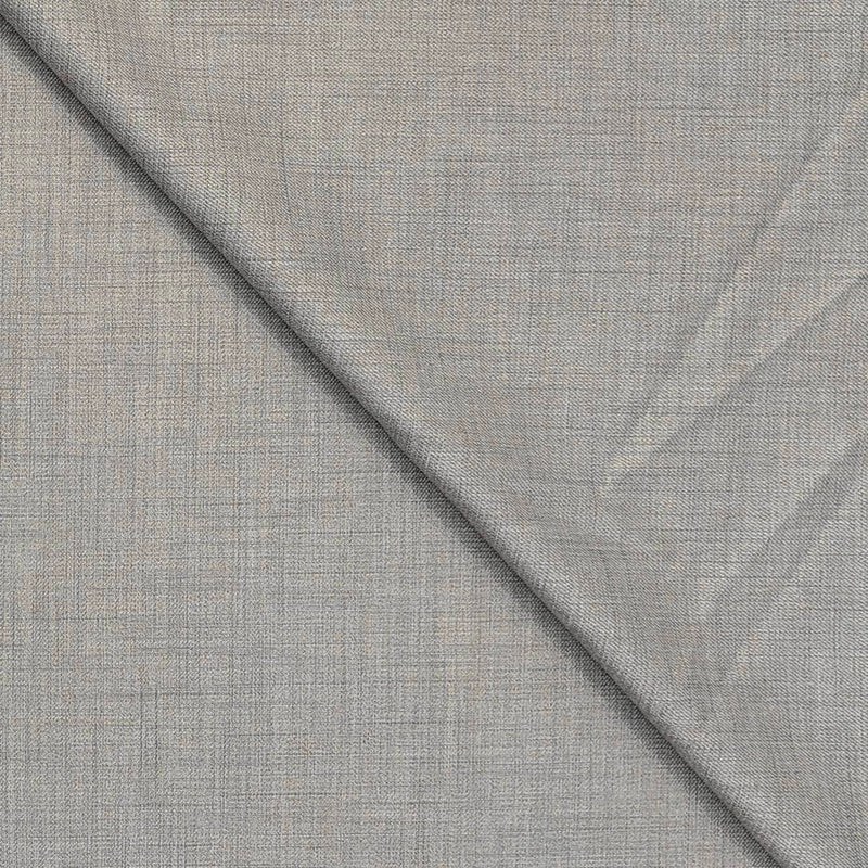 Trouser Fabric Raymond Poly Viscose Slub Colour Natural Brown