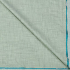 Trouser Fabric Raymond Fine Count Poly Viscose Slub Colour Swamp Green