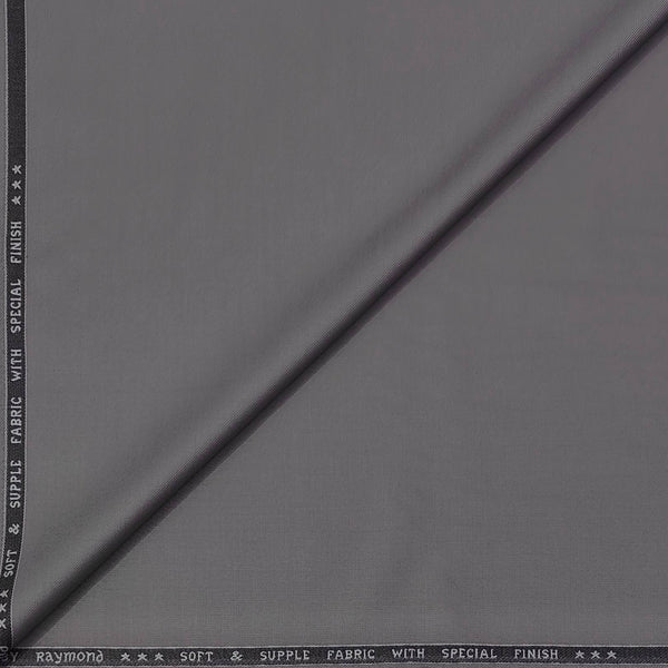 Trouser Fabric Raymond Poly Viscose Slub Colour Graphite Lavender