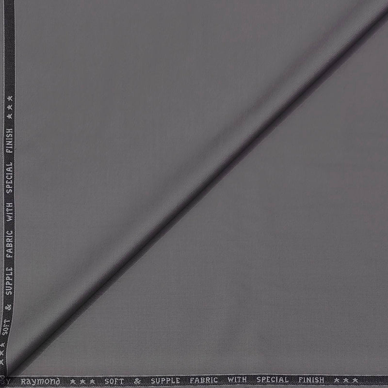 Trouser Fabric Raymond Poly Viscose Slub Colour Graphite Lavender