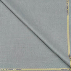 Trouser Fabric Raymond Fine Count Poly Viscose Textured Colour Grey Silver