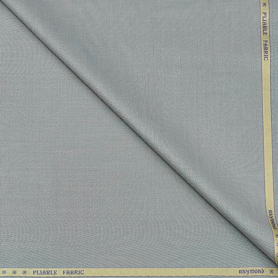 Trouser Fabric Raymond Fine Count Poly Viscose Textured Colour Grey Silver