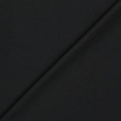 Trouser Fabric Raymond Fine Count Poly Viscose Mix Check Colour Black