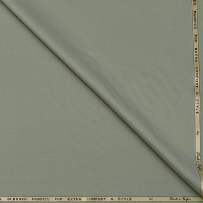 Trouser Fabric Reid & Taylor Super 100s Wool Blended Plain Color Laurel Green