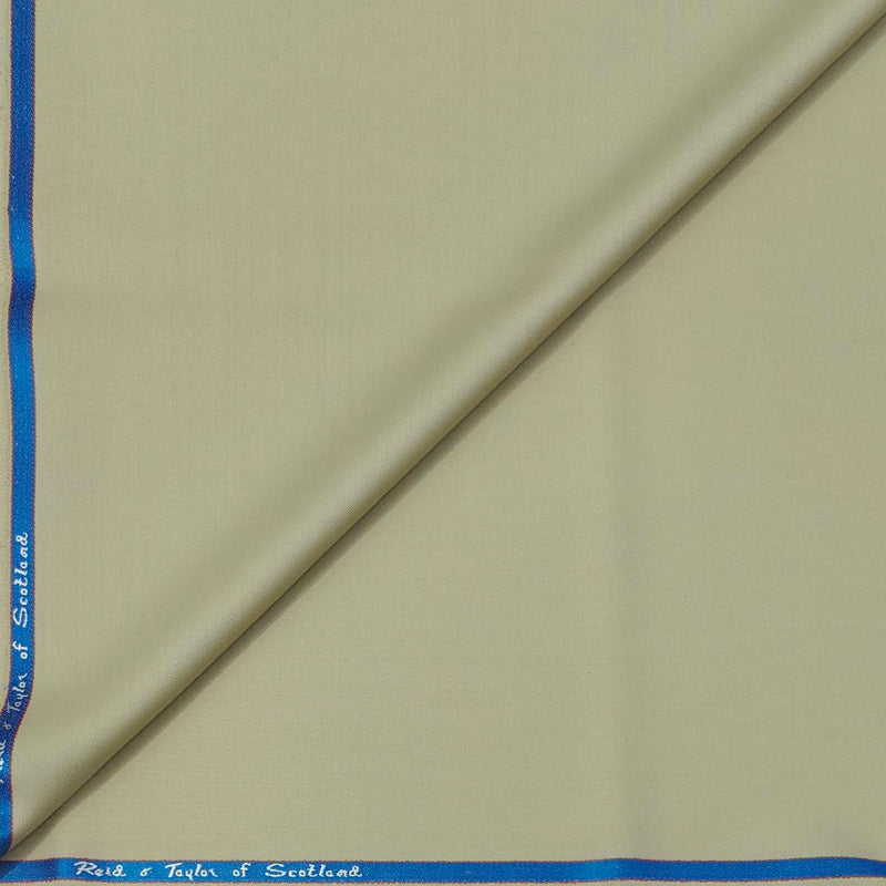 Trouser Fabric Reid & Taylor Super 110s 45% Wool Plain Color Camel Brown