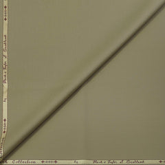 Trouser Fabric Reid & Taylor Super 110s 30% Wool Plain Color Dried Moss Brown