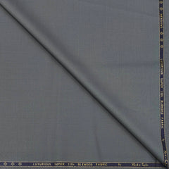 Trouser Fabric Reid & Taylor Super 110s 50% Wool Slub Color Zinc Grey
