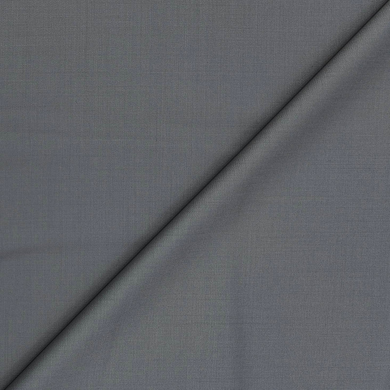 Trouser Fabric Reid & Taylor Super 110s 50% Wool Slub Color Zinc Grey