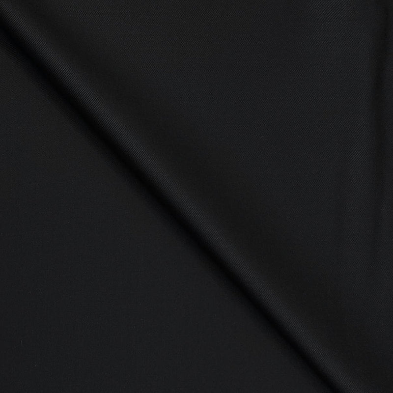 Trouser Fabric Reid & Taylor Super 110s 30%Wool Plain Color Black