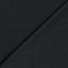 Trouser Fabric Reid & Taylor Super 43%Wool Stretchable Plain Color Dull Black