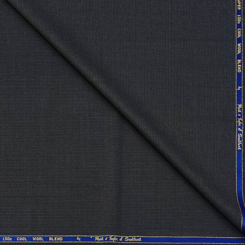 Trouser Fabric Reid & Taylor Super 130s 30% Wool Pin Lining Color Grey