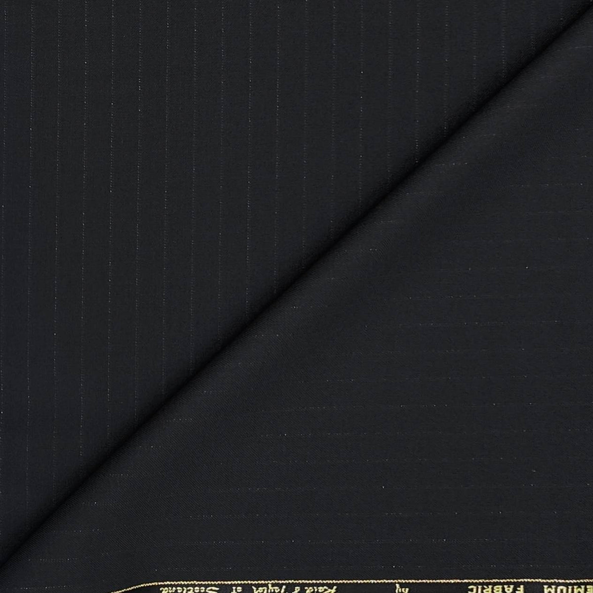 Trouser Fabric Reid & Taylor Super 110s 50% Wool Lining Color Metallic Black