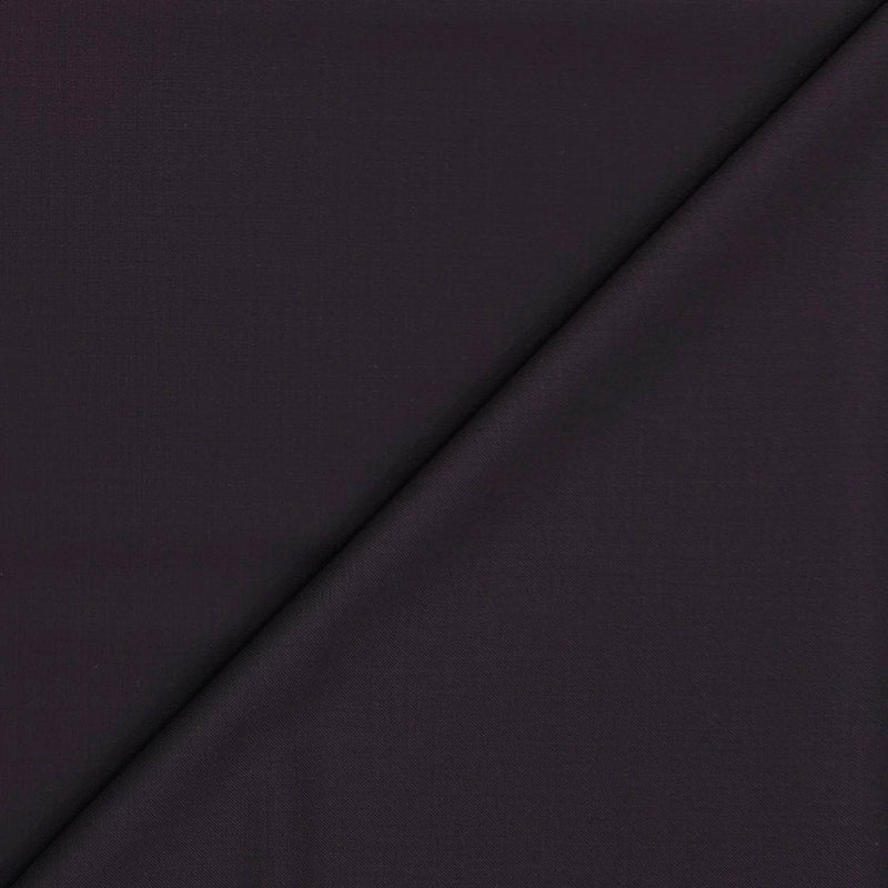 Trouser Fabric Reid & Taylor Super 110s 50% Wool Plain Color Dark Wine