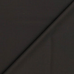 Trouser Fabric Reid & Taylor Super 110s 50% Wool Plain Color Dark Brown