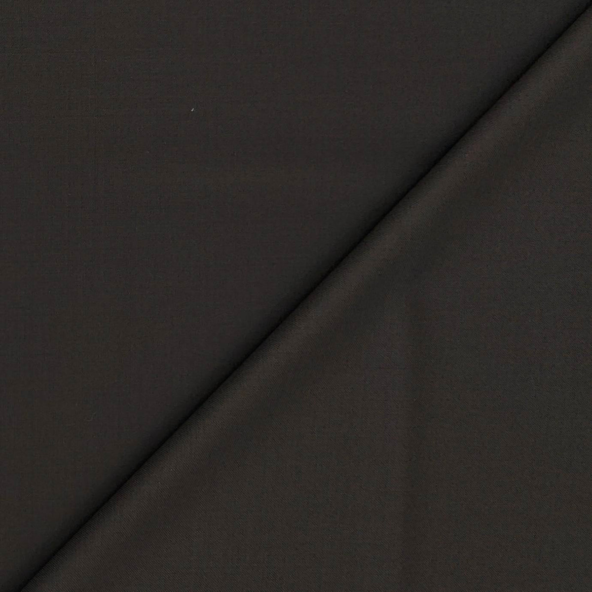 Trouser Fabric Reid & Taylor Super 110s 50% Wool Plain Color Dark Brown