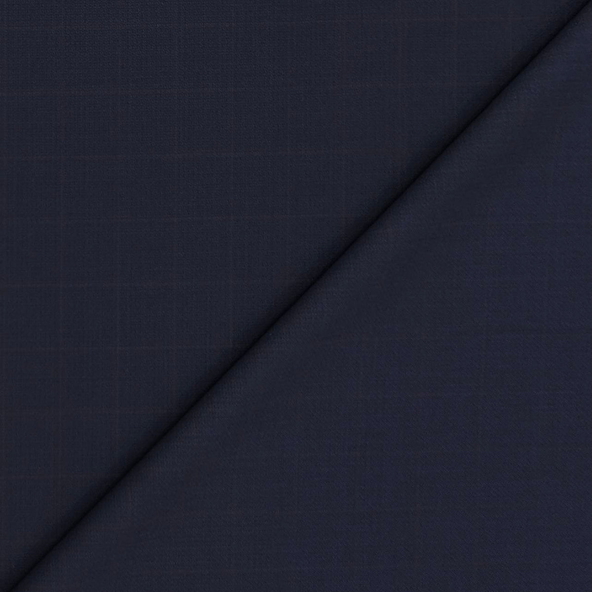 Trouser Fabric Reid & Taylor Super 100s 50% Wool Check Color Dark Blue