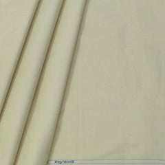 Trouser FabricRaymond Pure Cotton Lycra Textured Color Cream
