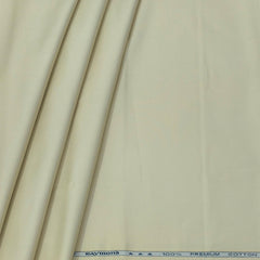 Trouser Fabric Raymond Pure Cotton Textured Color Light Brown