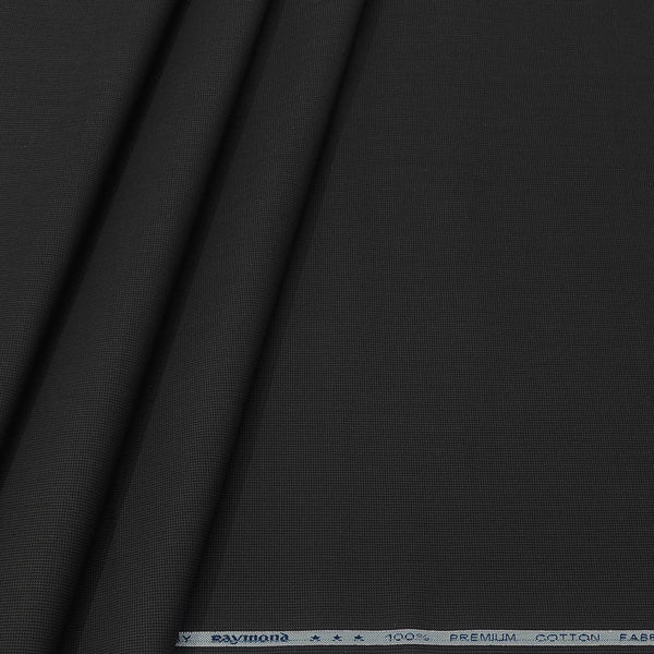 Trouser Fabric Raymond Pure Cotton Textured Color Brunette Coffee