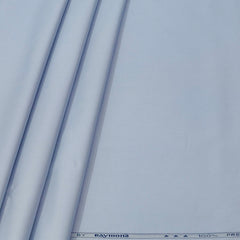 Trouser Fabric Raymond Pure Cotton Textured Color Light Blue