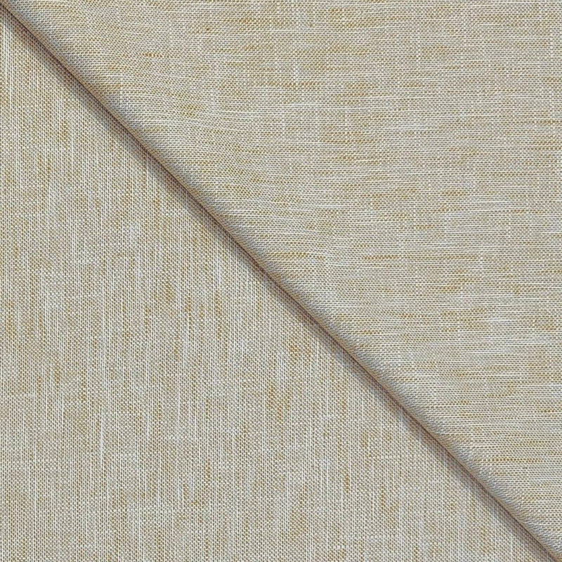 Trouser Fabric Raymond Poly Cotton Linen Look Slub Colour Light Brown