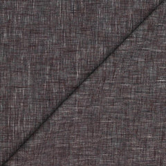 Trouser Fabric Raymond Poly Cotton Linen Look Slub Colour Coffee
