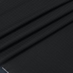 Trouser Fabric Donear 4Way Lycra Premium Check Colour Black