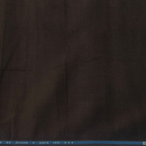 Trouser Fabric Arvind Denim Stretchable Courdray Colour Coffee