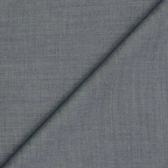 Trouser Fabric Raymond Wool Blended Check Colour Grey