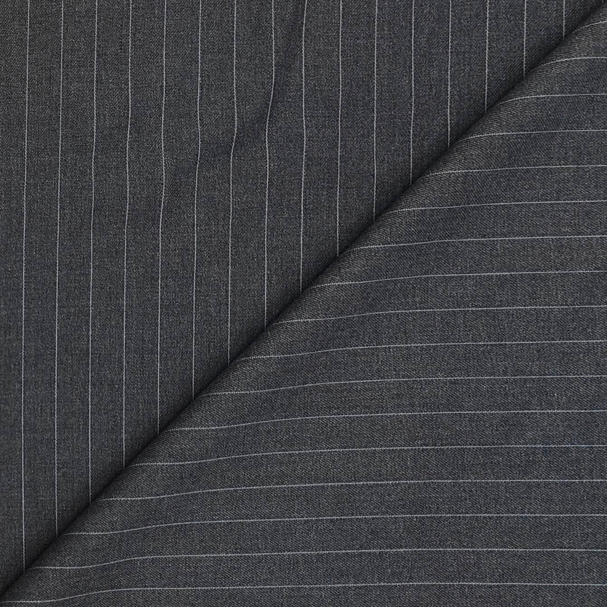 Trouser Fabric Raymond Wool Blended Lining Colour Steel Grey