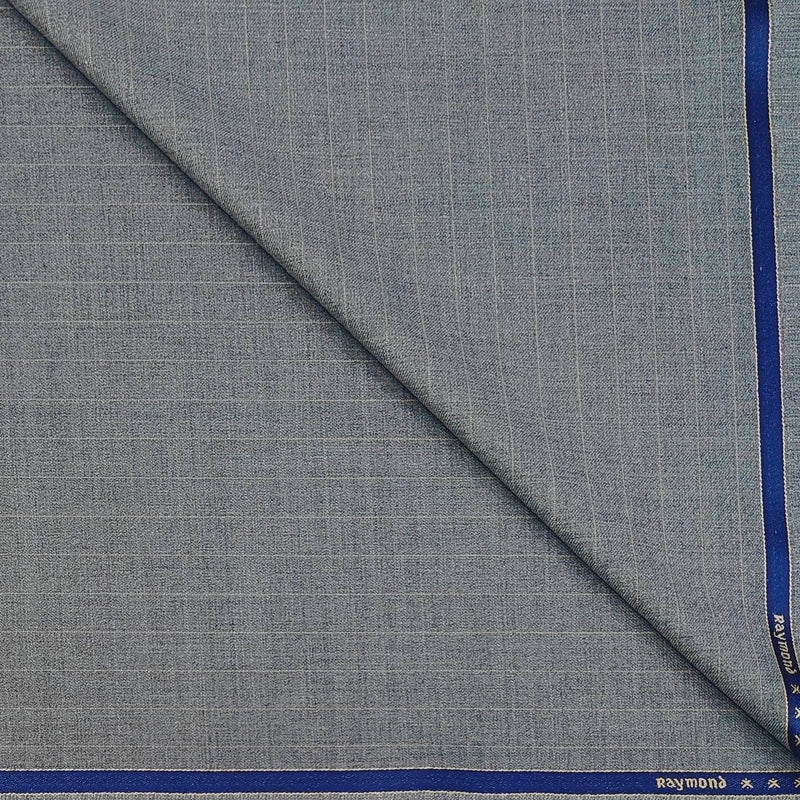 Trouser Fabric Raymond Wool Blended Lining Colour Light Grey