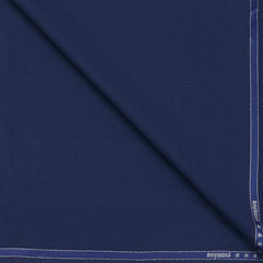 Trouser Fabric Raymond Wool Blended Dobby Colour Berry Blue