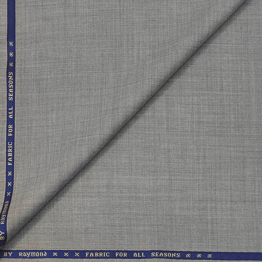 Trouser Fabric Raymond Wool Blended Slub Colour Ash Brown