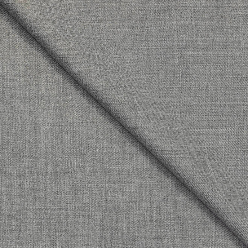 Trouser Fabric Raymond Wool Blended Slub Colour Ash Brown