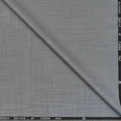 Trouser Fabric Canetti Italy Luxury 90s Wool Blended Texture Colour Silver Grey