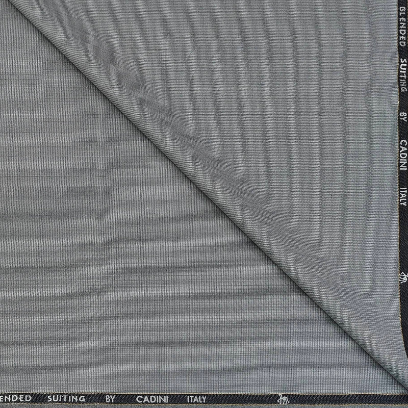 Trouser Fabric Canetti Italy Luxury 90s Wool Blended Texture Colour Silver Grey