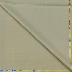 Trouser Fabric Canetti Italy Luxury 100s Wool Blended Dobby Colour Camel Brown