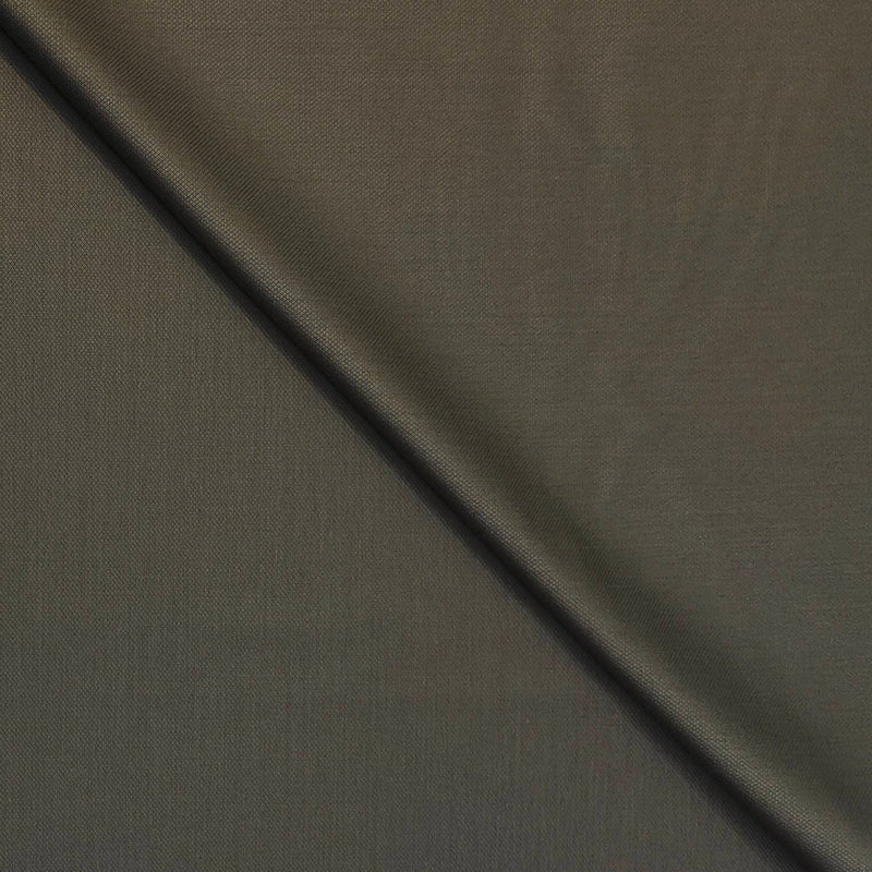 Trouser Fabric Canetti Italy Luxury 100s Wool Blended Plain Colour Dark Wood Brown