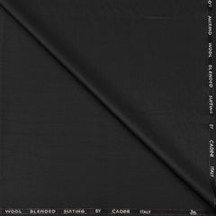 Trouser Fabric Canetti Italy Luxury 90s Wool Blended Plain Colour Dark Coffee