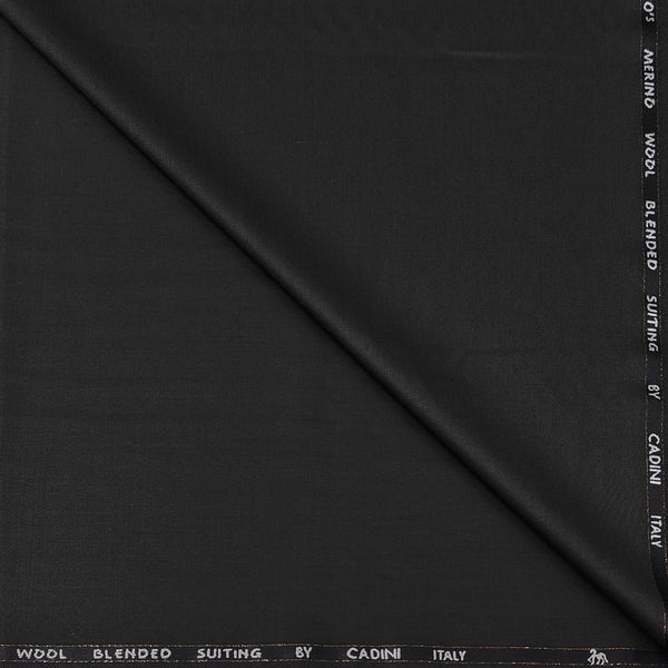 Trouser Fabric Canetti Italy Luxury 90s Wool Blended Plain Colour Dark Coffee