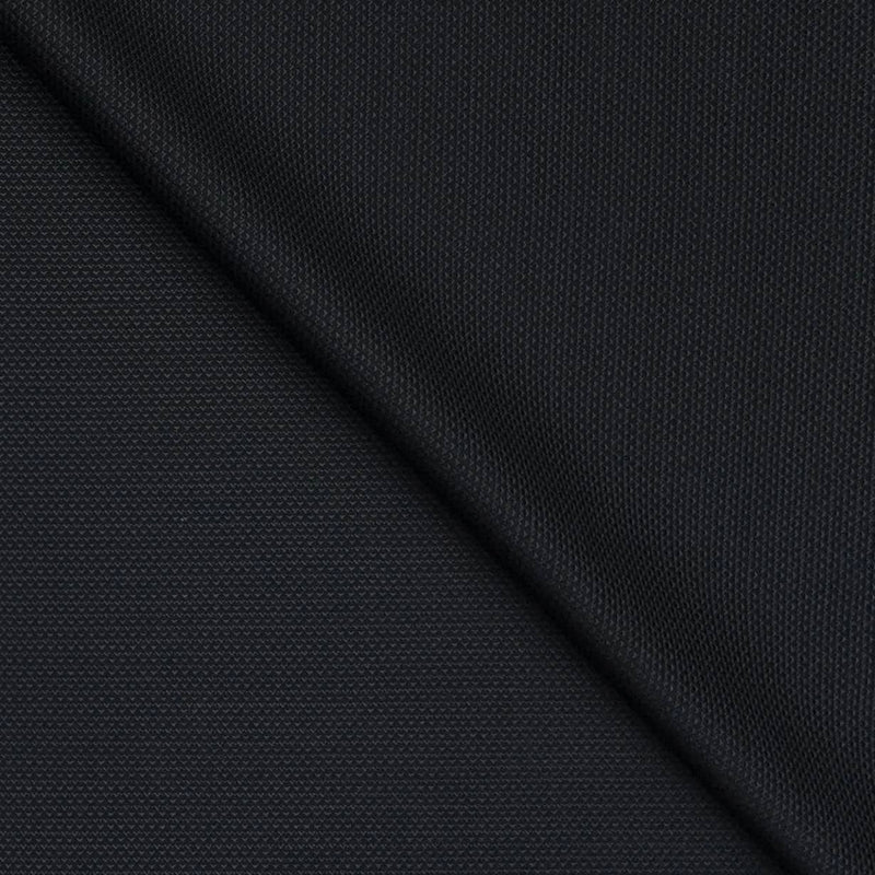 Trouser Fabric Canetti Italy Luxury 100s Wool Blended Dobby Colour Bluish Black