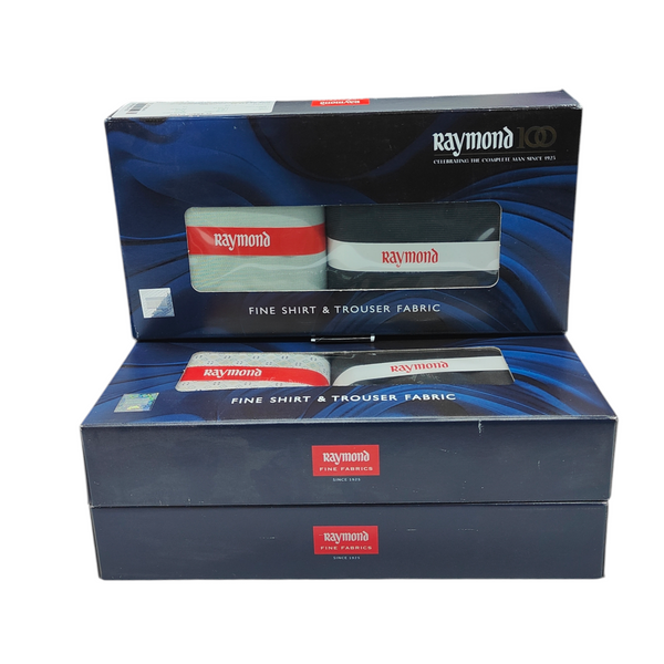Raymond Men's Pant Shirt Fabric Combo Gift Pack MRP 849/-