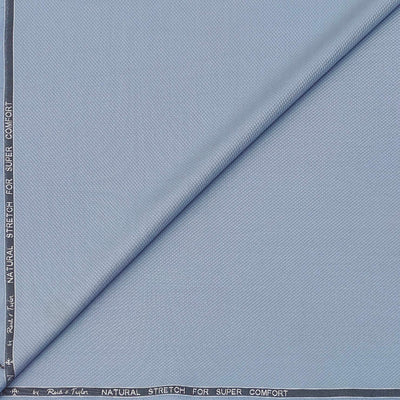 Trouser Fabric Reid & Taylor Fine Polyester Viscose Dotted Color Sky Blue