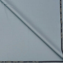 Trouser Fabric Reid & Taylor Fine Polyester Viscose Pin Check Color Ice Blue