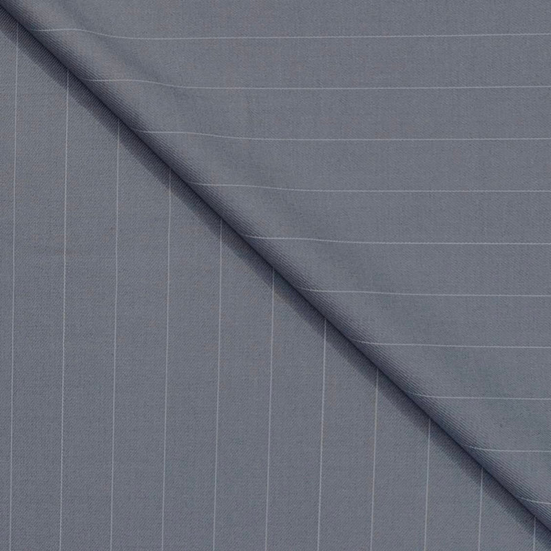 Trouser Fabric Raymond Poly Viscose Broad Lining Colour Silver Grey